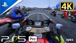 PS5 PRO INSANE Realistic Graphics 😱 | RIDE 6 Gameplay [4K 60fps] - Honda RC 213 V-S - North West 200