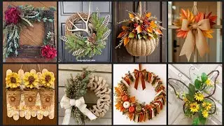 Beautiful DIY Wreath Craft Ideas | Stunning Handmade Wreath Home Decor | Easy Christmas Wreath🌲🎅🪡