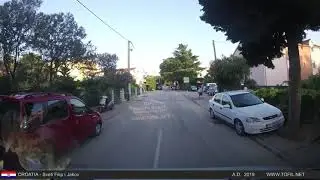 Sveti Filip i Jakov - CROATIA 2019 Road Trip DASHCAM WWW.TOFIL.NET