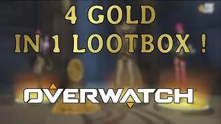 4 LEGENDARY IN 1 LOOTBOX !! OVERWATCH