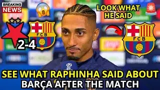 🚨BREAKING NEWS! LOOK WHAT RAPHINHA SAID ABOUT BARCELONA AFTER THE MATCH! I DON'T THINK HE SAID THAT