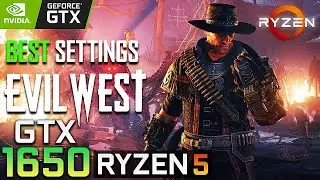 GTX 1650 | EVIL WEST OPTIMISED SETTINGS | Asus TUF Gaming FX505DT | Benchmark Gameplay