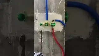 Установка душевой системы скрытого монтажа TIMO.