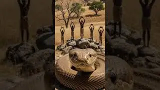 Humans vs Giant Snake 🐍 | Nature Fights Back #shorts #snake #youtubeshorts #short