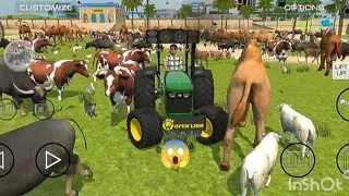 Animal in Indian tracter simulator 😱How to add this||#gaming#sh orts#trending Target🎯🎯10 million