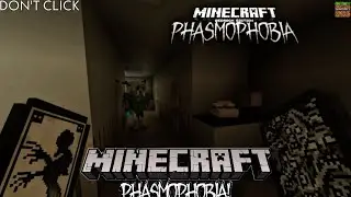 PLAYING PHASMOPHOBIA IN MINECRAFT PE || PHASMOPHOBIA IN MCPE