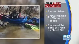 Park maintenance crews remove 109 tons of garbage from Bannon Island on Sacramento River