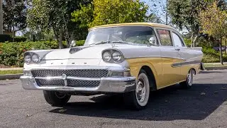 1958 Ford Custom 300 2-Door Sedan Walk-around Video