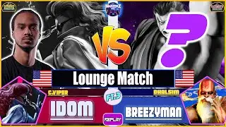 SF6 REPLAY 🔥 iDom (C.viper) VS BREEZYMAN (dhalsim) 🔥 High level gameplay