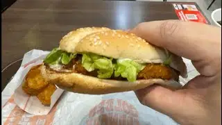 X-tra Long Chicken Sandwich at Burger King (Midnight Snack POV)