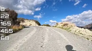 Up to 20% Gradient: Great Climb, Rough Descent | Road Cycling POV
