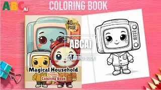 Magical Household Items : An Coloring Book. Practice meditation. and Relaxation Coloring Pages.