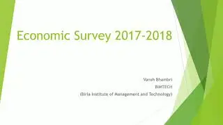 Economic Survey 2017-2018
