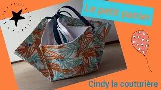 Tuto couture facile ~ Le petit panier ~ Cindy la couturi&egrave;re