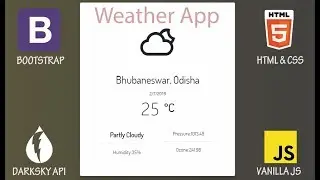 Build A Simple Weather App with Vanilla JS[Basic Version]