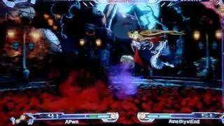 BlazBlue - APwn(Arakune) VS AmethystEnd(Rachel)