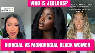 Biracial Black Women Vs Monoracial Black Women TikTok Trend - A Must Watch Video #viralvideo 