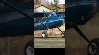 1953 Cessna 170B N3073A #taildragger #landing #gravel #airstrip #2025 #alaska #aviation #airport