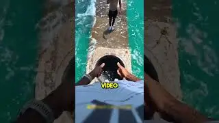 never jump into unknown hole 😱