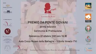 Premiazione Premio Da Ponte Giovani 2023 (1a edizione)