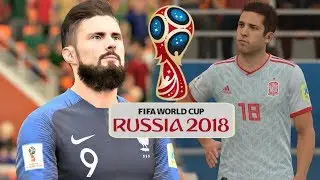 FIFA World Cup 2018 France vs Spain FIFA 18 New World Cup Gameplay Update