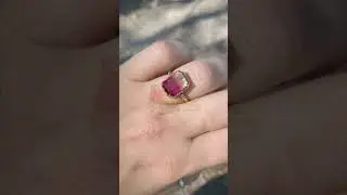 Handmade 14k Gold Bicolor Tourmaline Ring