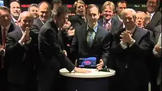 TSX Venture Exchange's Capital Pool Company closes the Market, November 30, 2011.