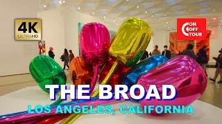 The Broad Museum Walking Tour | Dec. 2022 | Ambient Sound | Los Angeles | California [4K]