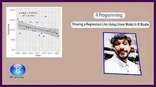 Linear Regression Line in R | Plotting Scatter Plot in R studio | ggplot2 package | Statistics