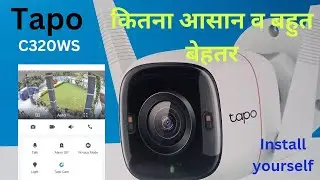 Tp-Link tapo C320WS | Smart Wi Fi Camera silent feature and installation procedure #EverActiveU