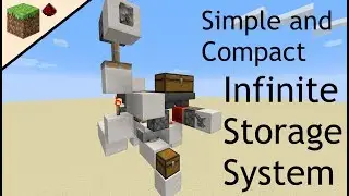 Simple and Compact Infinite Storage System - Minecraft