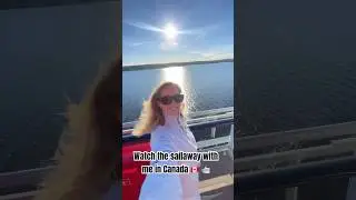 Watch the Sailaway with me in Canada  #travel #sailaway #cruiseship #cruiselife #canada