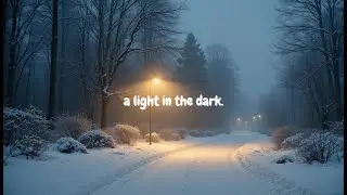 a light in the dark
