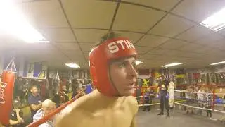 Sparring at Irlam boxing club