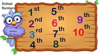 Ordinal Numbers | Mathematics | Learn Ordinal Numbers First to Tenth - Kids Entry