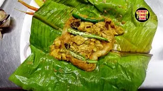 Potlam Paratha | Its Yummy | Cooking Paratha in Banana Leaf at Pondy Parottas | Must Try This