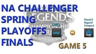 NA Challenger Spring Playoffs Finals: LMQ vs Cloud 9 HyperX Tempest G5 Highlights