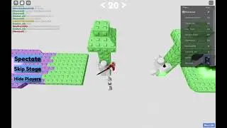 Alex's no jump per difficulty chart obby stage 20