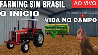 FARMING SIM BRASIL 🚜 COLHENDO PARA VENDA É PLANTANDO PARA COLHER