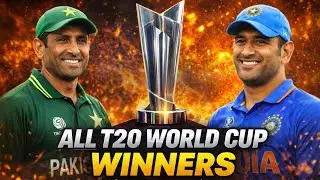 T20 world cup winning Teams | History of T20 world cups 