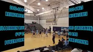#14 Darren Rivers 2017-18 PGCC Owls Highlights