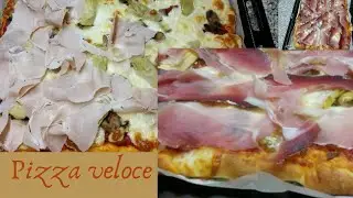Pizza veloce fatta in casa....ricetta facile...Quick pizza.....Пицца ...Pizza rapidă..