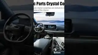 Crystal Coating for Car and Bike Plastic Parts | 30ml PVC Restorer and Revitalizing Coating Agent |