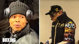 Shakur Stevenson Mocks FURIOUS Teofimo Lopez Sr At BEHIND THE SCENES Weigh In