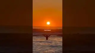 moon and sun #outdoors #ocean #travel #nature #mar #sunset #atardecer #moon #moonlight