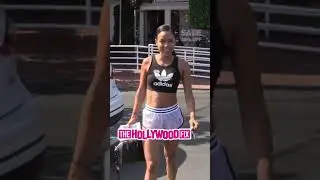 Karrueche Tran Shows Chris Brown What He's Missing While Leaving Lunch At Fred Segal In WeHo, CA
