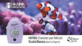 Nitrati negli Acquari Marini - SCALA BASSA (0-5 ppm) - HI781 Checker - Marine Line