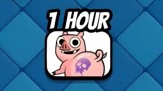 Dancing Pig Toxic Emote (Clash Royale) 1 HOUR