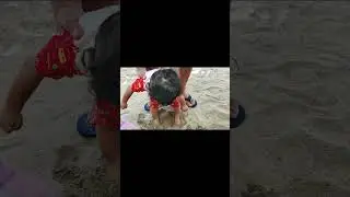 Sand Play Adventure for Kids | Fun Beach Day with Little Kihan! 🏖️🪣 #shorts