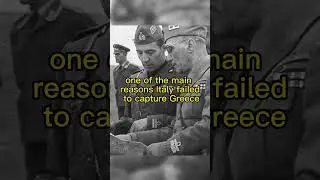 Why Italy failed to capture Greece? #shorts #history #ww2